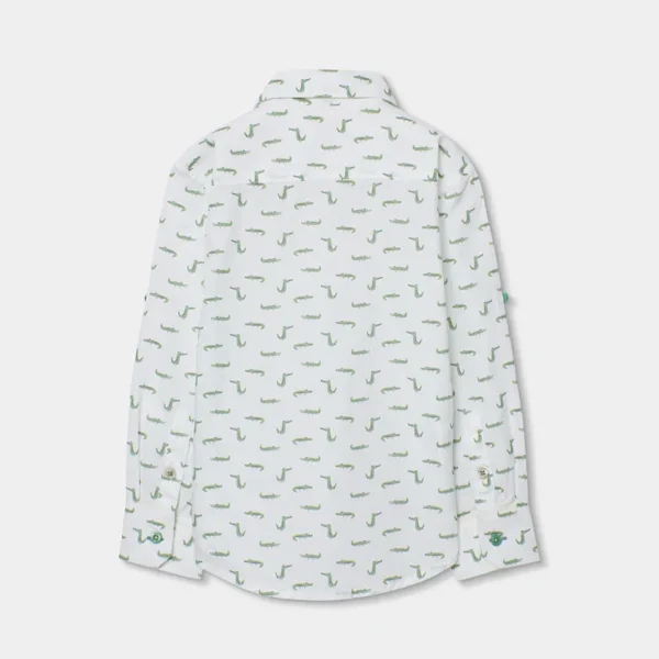 Camisa popelín estampada de niño
