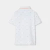 Polo piqué estampado de niño