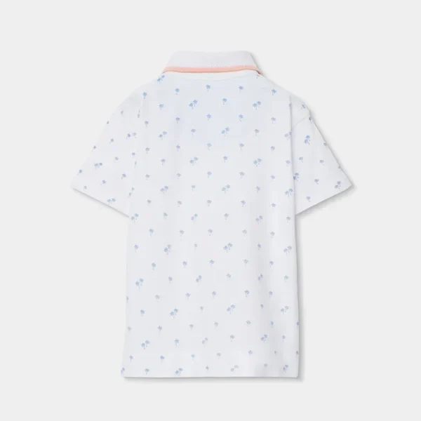 Polo piqué estampado de niño