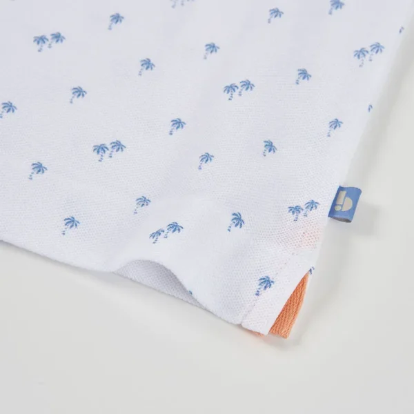 Polo piqué estampado de niño