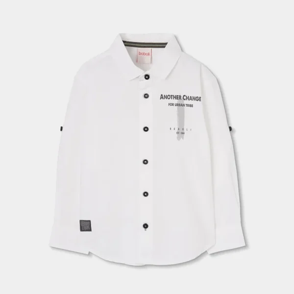 Camisa popelín de niño