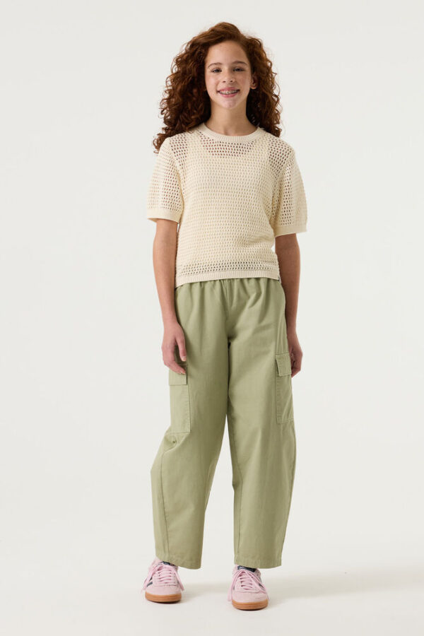 Camiseta con estructura de ganchillo