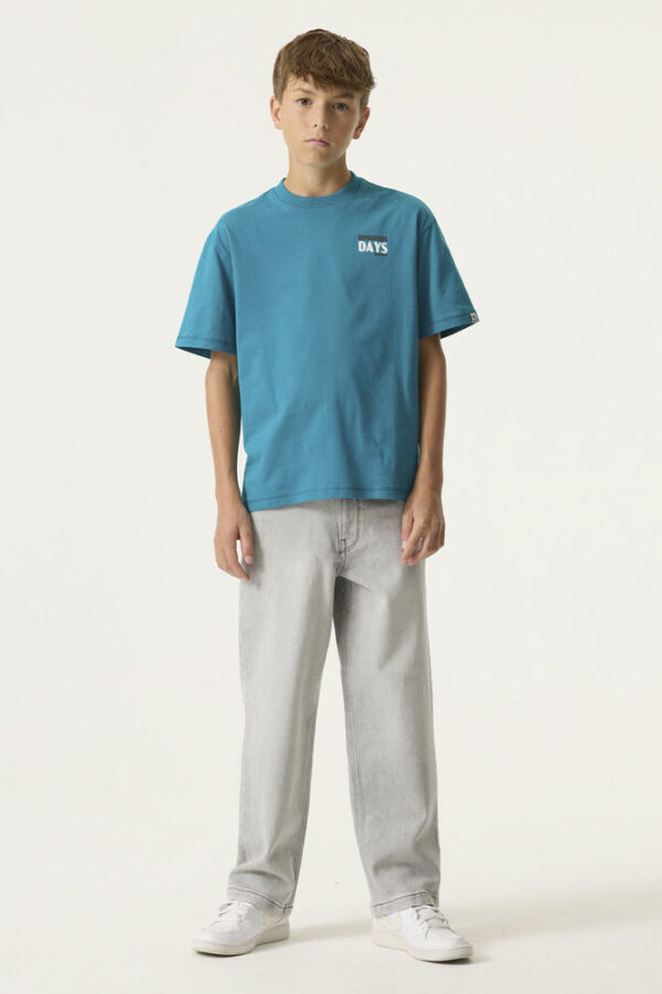 Camiseta verde-azul