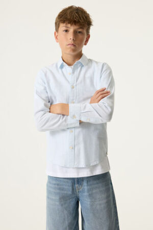 Camisa azul claro