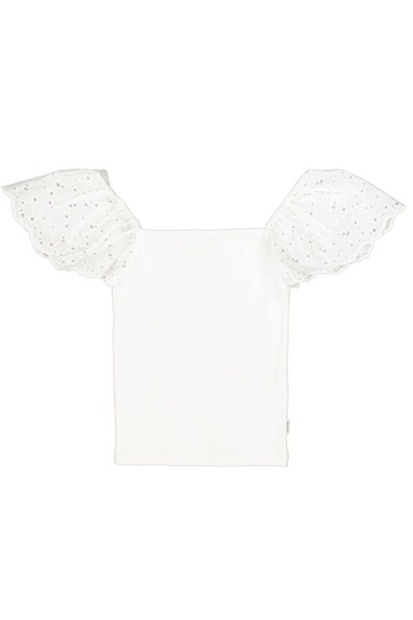 Camiseta con broderie