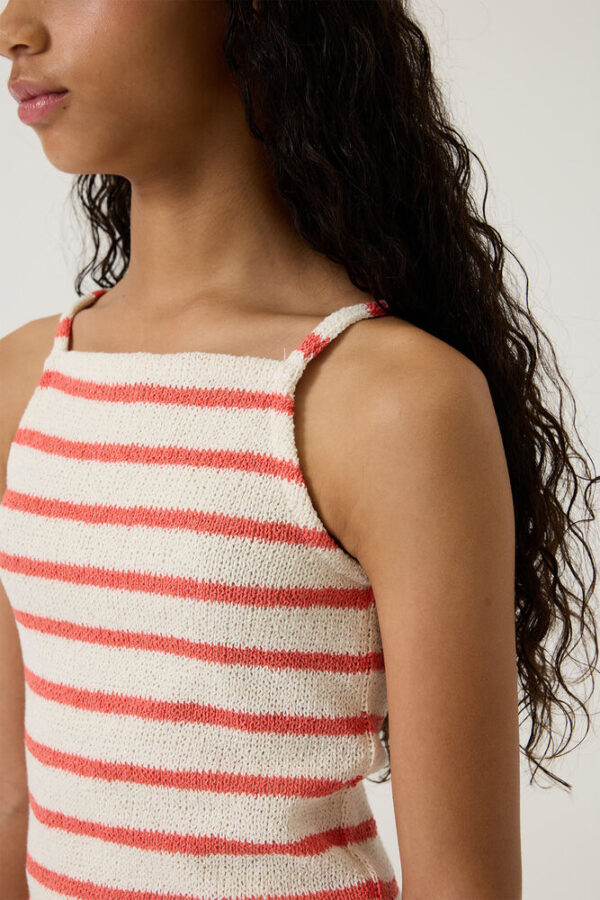 Camiseta de tirantes a rayas