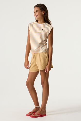 Pantalones cortos marrones de chándal