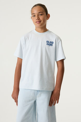 Camiseta azul claro