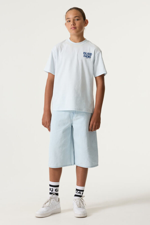 Camiseta azul claro