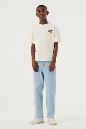 Vaqueros rectos lavado claro