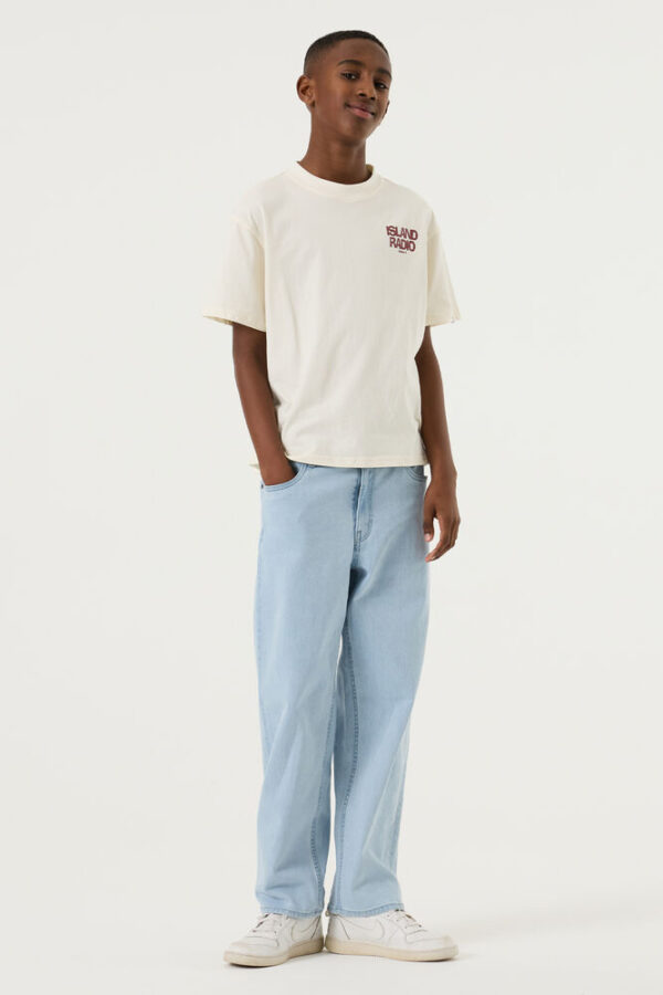 Vaqueros rectos lavado claro