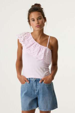 Camiseta con volantes