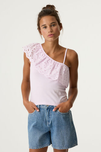 Camiseta con volantes