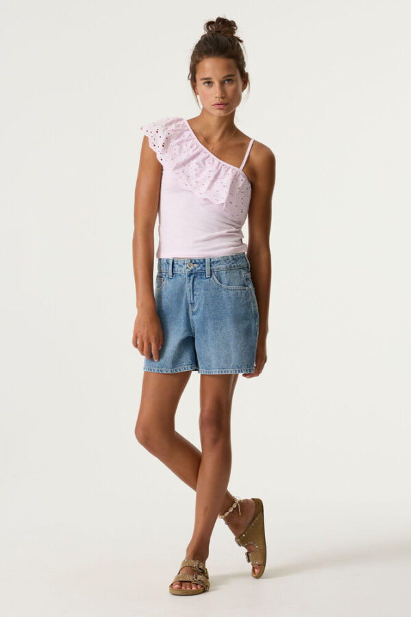 Camiseta con volantes