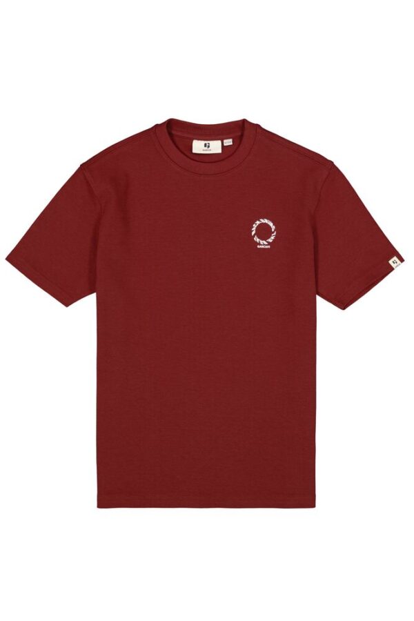 Camiseta rojo oscuro