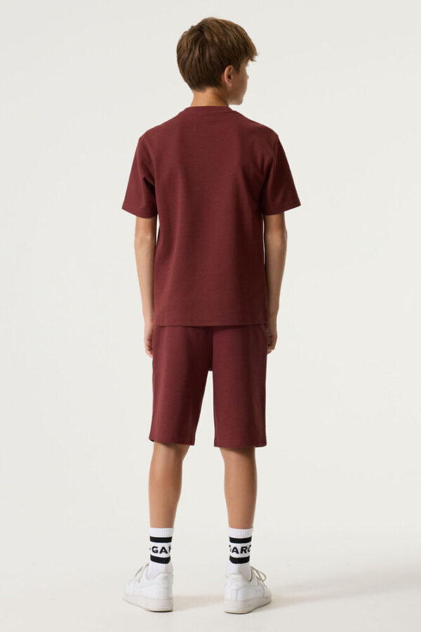 Camiseta rojo oscuro