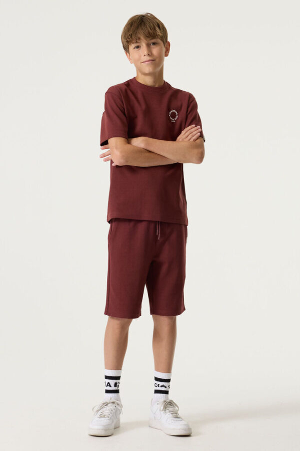 Camiseta rojo oscuro