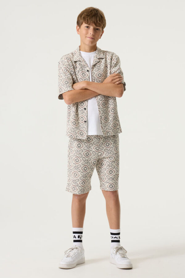 Pantalones cortos de tejido jacquard