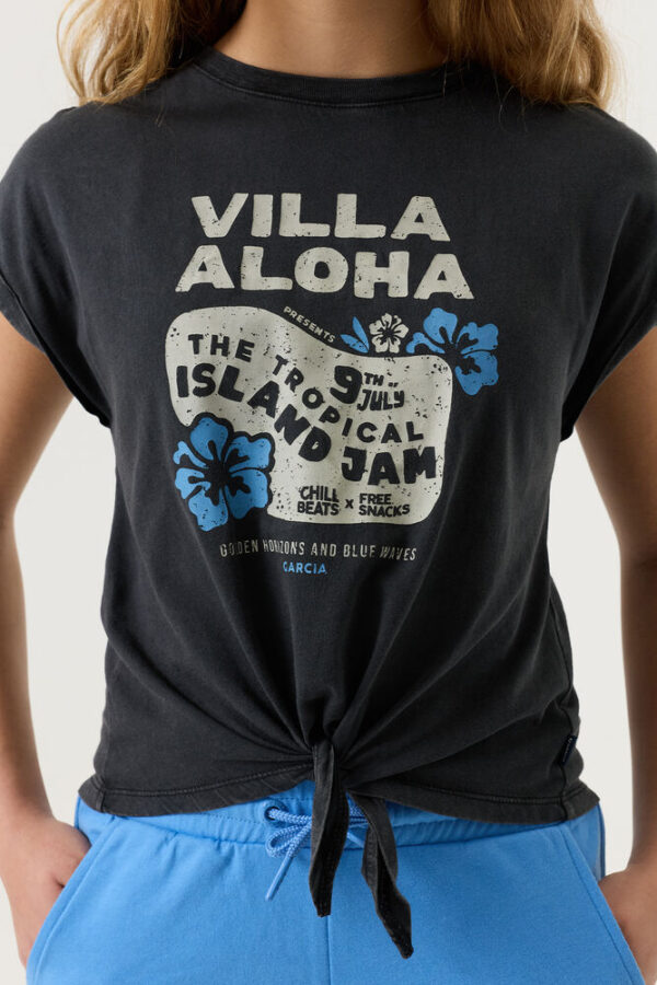 Camiseta gris oscuro